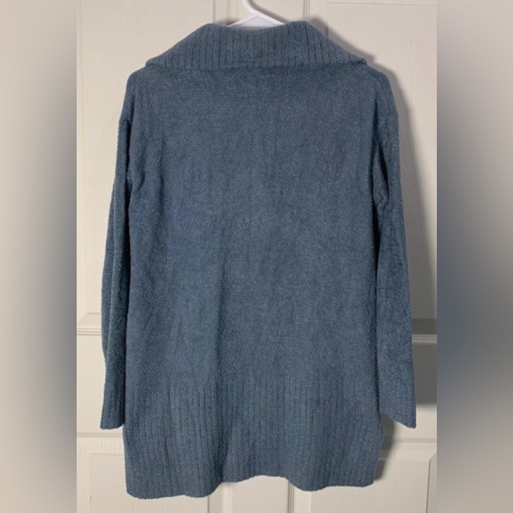 Barefoot Dreams CozyChic Lite Half Zip Tunic Sz XS. Blue. Excellent condition. - Picture 3 of 4